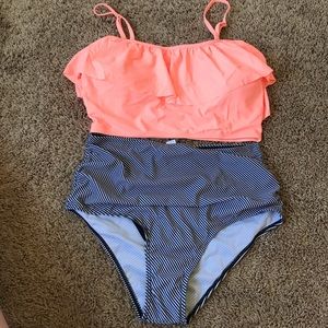 Two piece swim suit